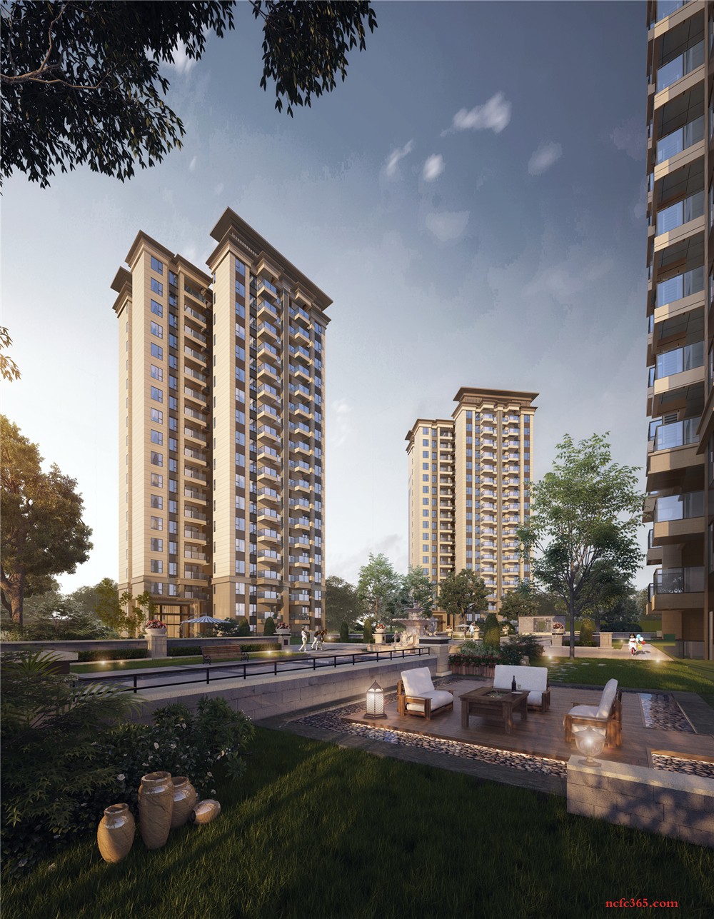 远达·凤栖大院效果图